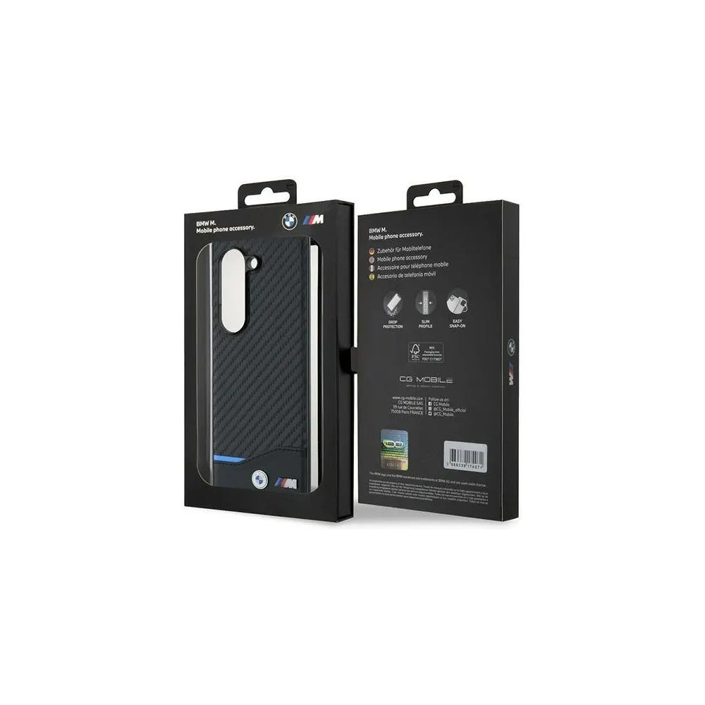 Hurtownia GSM - BMW Samsung Tasche BMHMZFD622NBCK Galaxy Z Fold6 MagSafe Carbon schwarz/schwarz - BMW684 - {ean13} - Hurt