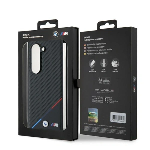 Etui BMW BMHMZFD623PUDTK Samsung Galaxy Z Fold6 hardcase Carbon Tricolor czarny/black - Galaxy Z Fold 6 - BMW