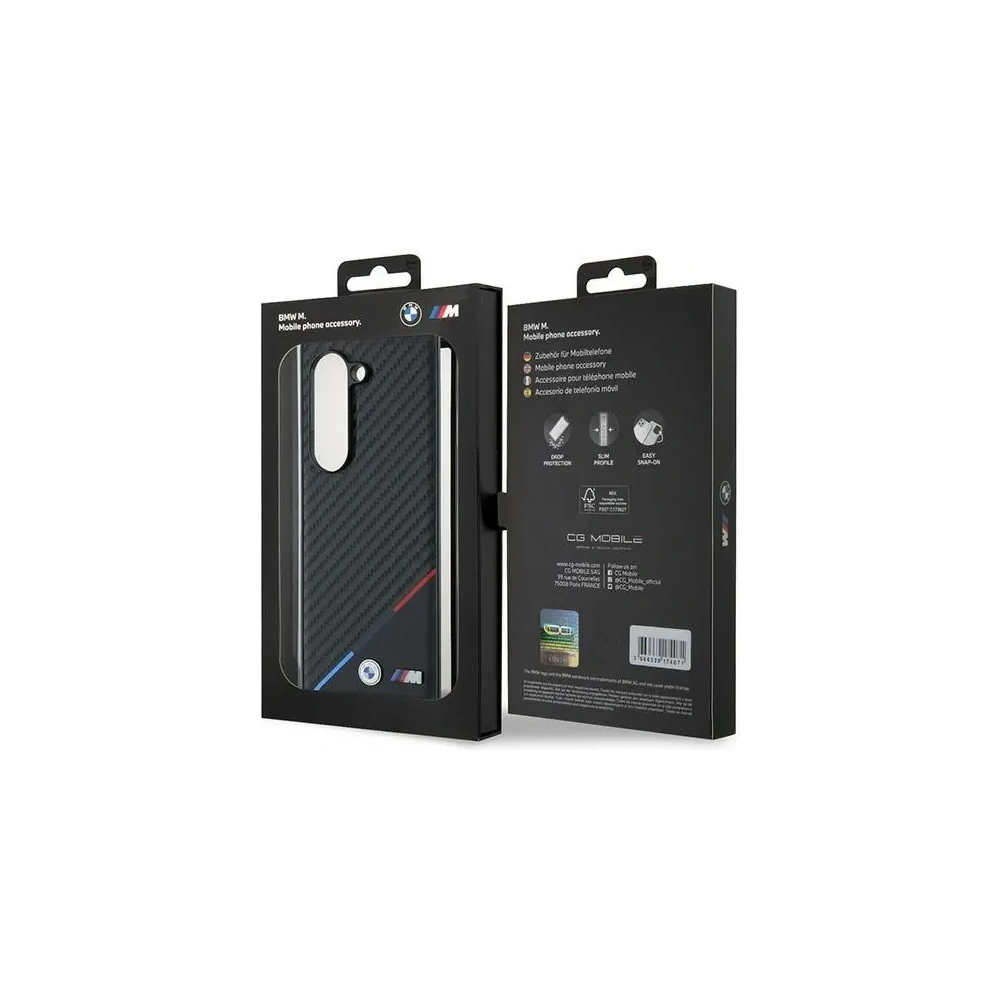 Hurtownia GSM - Etui BMW BMHMZFD623PUDTK Samsung Galaxy Z Fold6 hardcase Carbon Tricolor czarny/black - BMW685 - {ean13} - Hurt