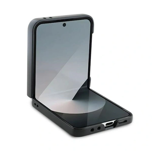 Etui Guess GUHCZF64GMGBR Samsung Galaxy Z Flip6 Leather 4G Metal Logo brązowy/brown - Galaxy Z Flip 6 - Guess