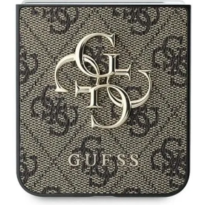 Hurtownia GSM - Etui Guess GUHCZF64GMGBR Samsung Galaxy Z Flip6 Bőr 4G Fém Logó barna/brown - GUE3434 - {ean13} - Hurt
