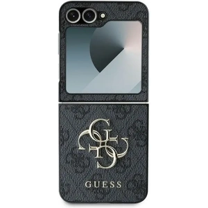 Hurtownia GSM - Guess Samsung Tasche GUHCZF64GMGGR Galaxy Z Flip6 Leder 4G Metall Logo schwarz/schwarz - GUE3435 - {ean13} - Hurt