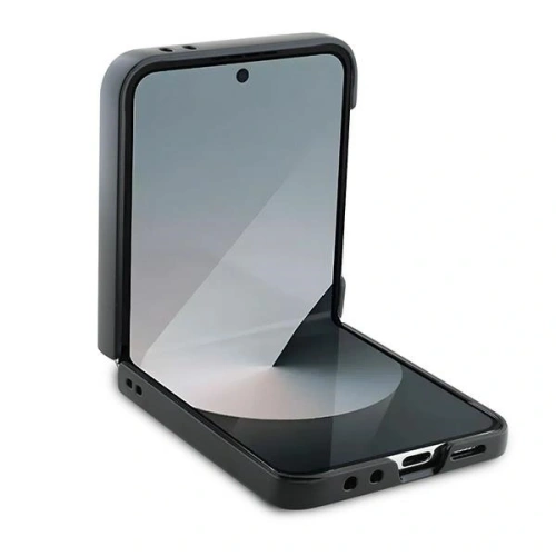 Etui Guess GUHCZF64GMGGR Samsung Galaxy Z Flip6 Leather 4G Metal Logo czarny/black - Galaxy Z Flip 6 - Guess