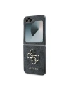 Wholesale Case Guess GUHCZF64GMGGR Samsung Galaxy Z Flip6 Leather 4G Metal Logo black/black - GUE3435 - {ean13} - Hurt