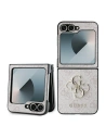 Case Guess GUHCZF64GMGPI Samsung Galaxy Z Flip6 Leather 4G Metal Logo pink/pink - Galaxy Z Flip 6 - Guess