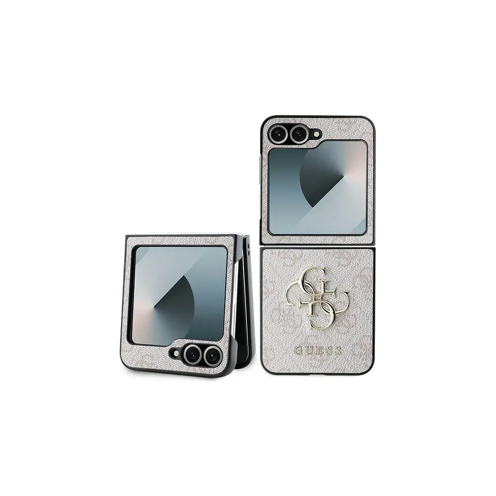 Wholesale Case Guess GUHCZF64GMGPI Samsung Galaxy Z Flip6 Leather 4G Metal Logo pink/pink - GUE3436 - {ean13} - Hurt