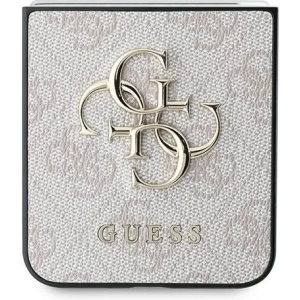Hurtownia GSM - Etui Guess GUHCZF64GMGPI Samsung Galaxy Z Flip6 Leather 4G Metal Logo różowy/pink - GUE3436 - {ean13} - Hurt