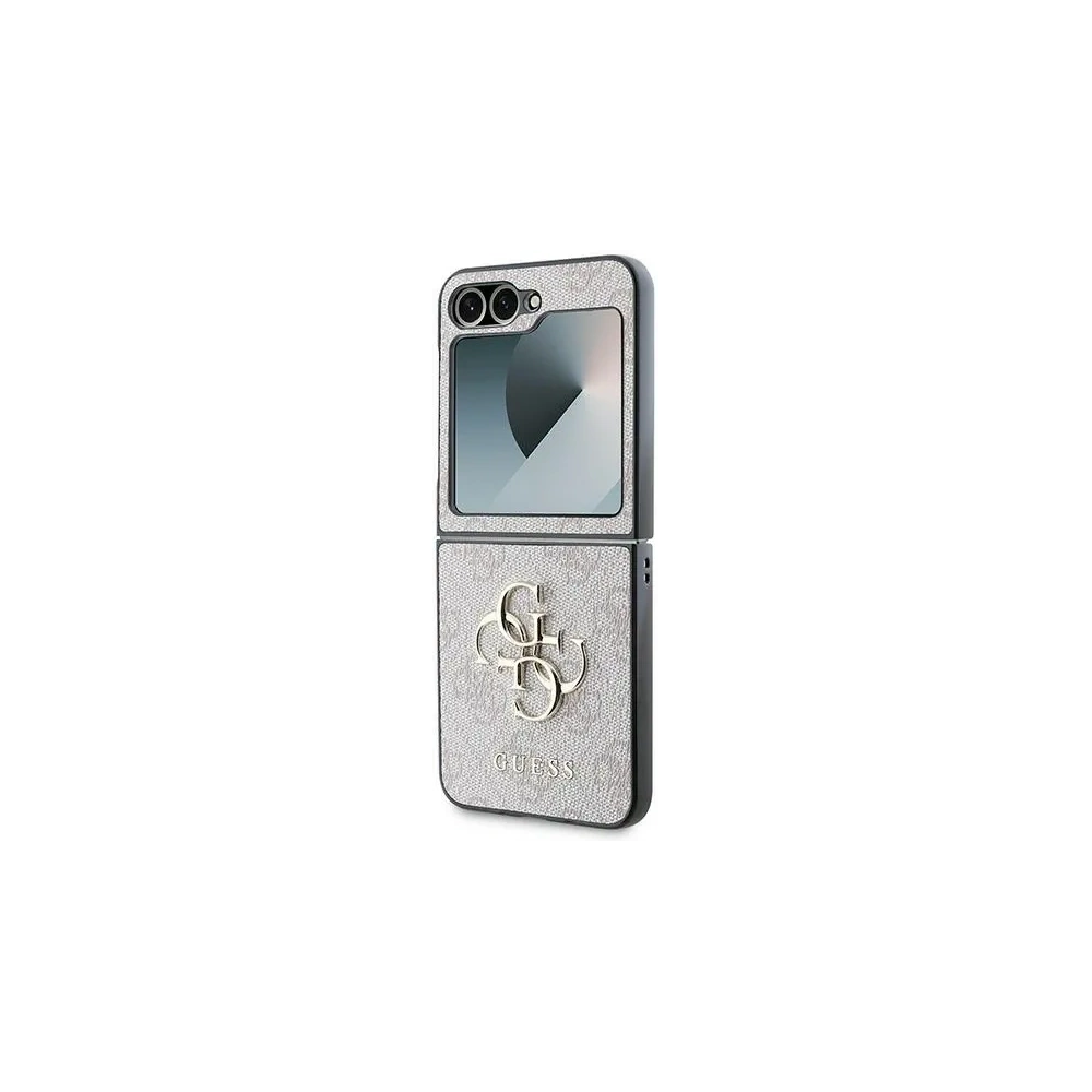Wholesale Case Guess GUHCZF64GMGPI Samsung Galaxy Z Flip6 Leather 4G Metal Logo pink/pink - GUE3436 - {ean13} - Hurt