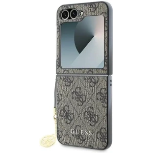 Hurtownia GSM - Etui Guess GUHCZF6GF4GBR Samsung Galaxy Z Flip6 4G Charm barna/brown - GUE3437 - {ean13} - Hurt