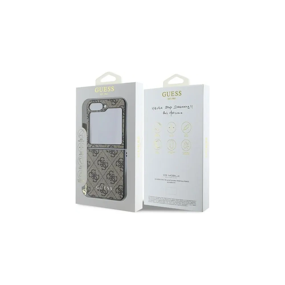 Hurtownia GSM - Guess Samsung Tasche GUHCZF6GF4GBR Galaxy Z Flip6 4G Charme braun/braun - GUE3437 - {ean13} - Hurt