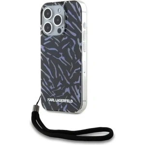 Hurtownia GSM - Etui Karl Lagerfeld KLHCP15XHZBPKCCU Apple iPhone 15 Pro Max Zebra With Cord lila/purple - KLD2129 - {ean13} - Hurt