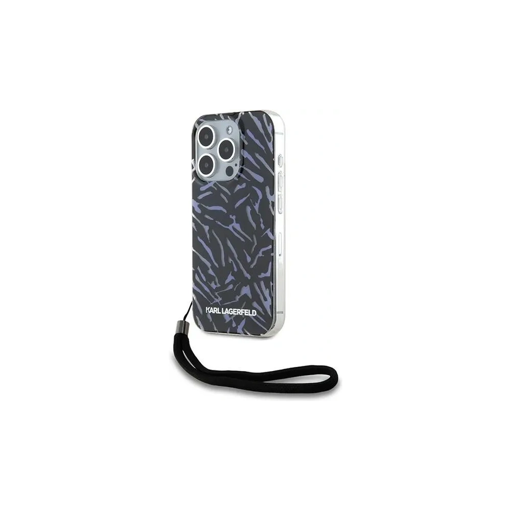 Hurtownia GSM - Etui Karl Lagerfeld KLHCP15XHZBPKCCU Apple iPhone 15 Pro Max Zebra With Cord lila/purple - KLD2129 - {ean13} - Hurt