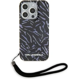 Hurtownia GSM - Etui Karl Lagerfeld KLHCP15XHZBPKCCU Apple iPhone 15 Pro Max Zebra With Cord lila/purple - KLD2129 - {ean13} - Hurt