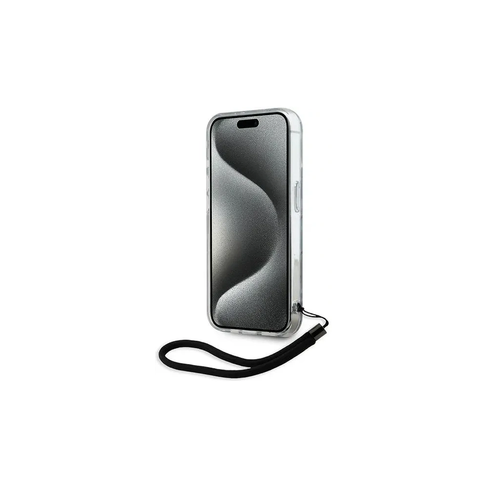 Wholesale Case Karl Lagerfeld KLHCP15XHZBPKCCU Apple iPhone 15 Pro Max Zebra With Cord purple/purple - KLD2129 - {ean13} - Hurt
