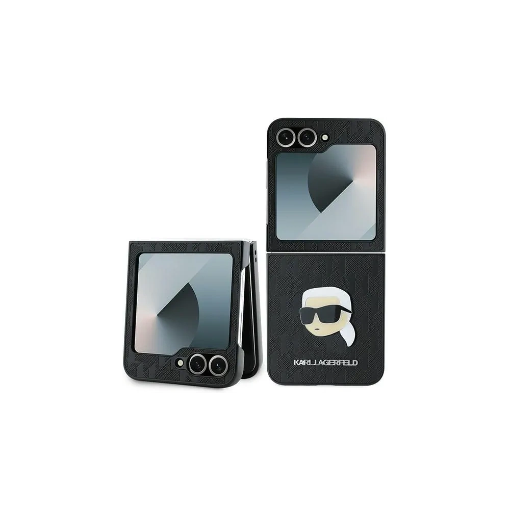 Hurtownia GSM - Karl Lagerfeld Samsung Tasche KLHCZF6PGKSKIHK Galaxy Z Flip6 Saffiano Monogram schwarz/schwarz - KLD2130 - {ean13} - Hurt