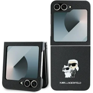 Hurtownia GSM - Karl Lagerfeld Samsung Tasche KLHCZF6SAPKCNPK Galaxy Z Flip6 Saffiano Metall Pin schwarz/schwarz - KLD2131 - {ean13} - Hurt