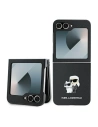 Etui Karl Lagerfeld KLHCZF6SAPKCNPK Samsung Galaxy Z Flip6 Saffiano Metal Pin fekete/black