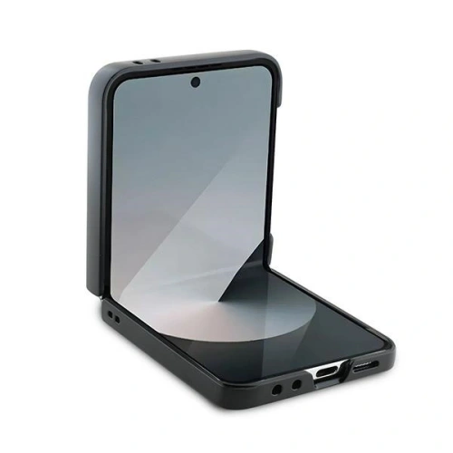 Etui Karl Lagerfeld KLHCZF6SAPKINPK Samsung Galaxy Z Flip6 Saffiano Monogram Ikonik Pin czarny/black - Galaxy Z Flip 6 - Karl Lagerfeld