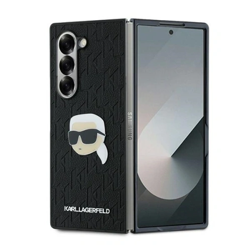 Etui Karl Lagerfeld KLHCZFD6PGKSKIHK Samsung Galaxy Z Fold6 Saffiano Monogram Head Pin czarny/black - Galaxy Z Fold 6 - Karl Lagerfeld