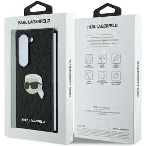 Hurtownia GSM - Karl Lagerfeld Samsung Tasche KLHCZFD6PGKSKIHK Galaxy Z Fold6 Saffiano Monogram Head Pin schwarz/schwarz - KLD2133 - {ean13} - Hurt