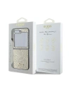 Hurtownia GSM - Etui Guess GUHCZF6HGGSHD Samsung Galaxy Z Flip6 4G Glitter Script arany - GUE3439 - {ean13} - Hurt