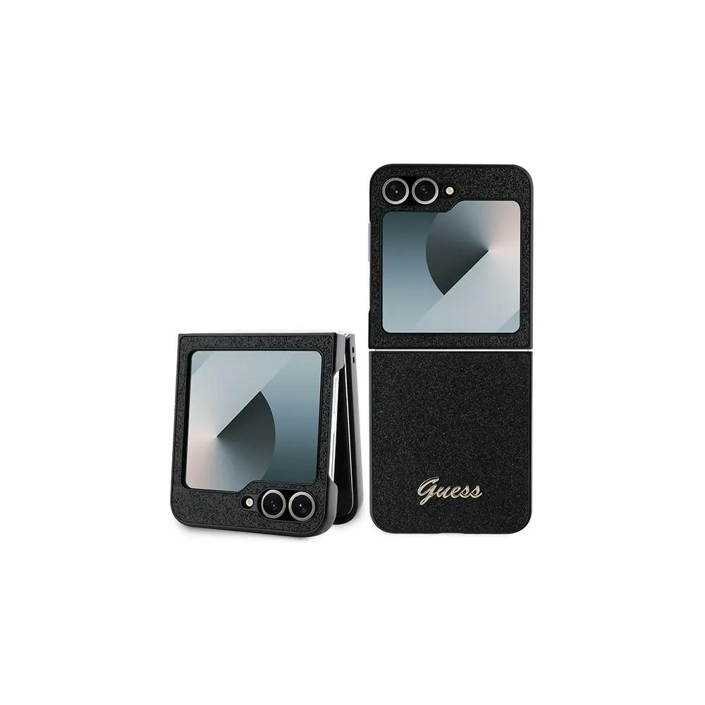 Hurtownia GSM - Guess Samsung Tasche GUHCZF6HGGSHK Galaxy Z Flip6 4G Glitter Script schwarz - GUE3440 - {ean13} - Hurt
