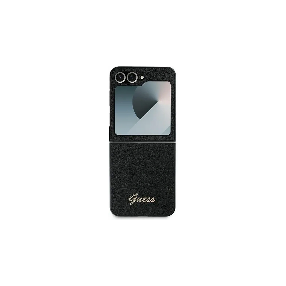 Hurtownia GSM - Guess Samsung Tasche GUHCZF6HGGSHK Galaxy Z Flip6 4G Glitter Script schwarz - GUE3440 - {ean13} - Hurt