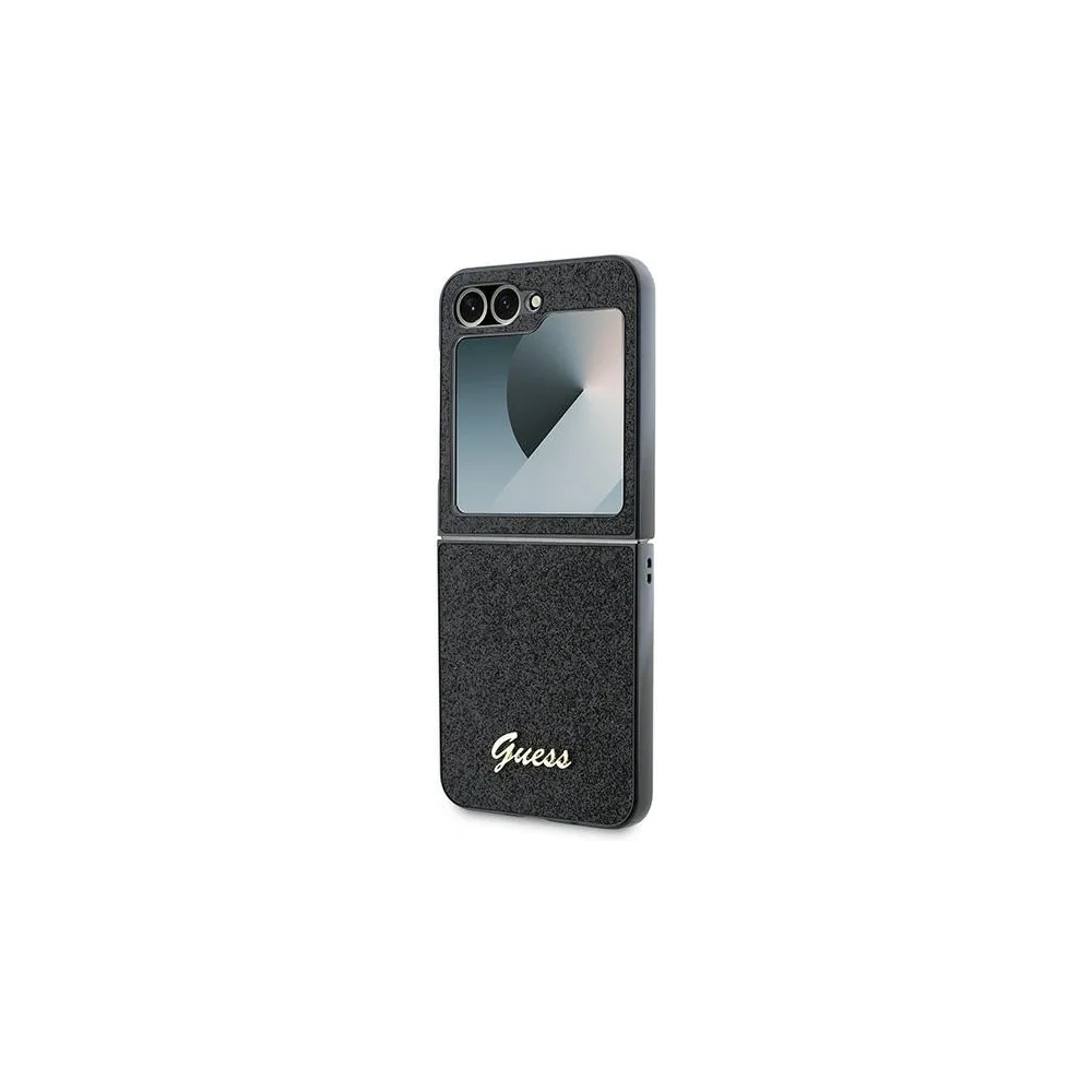 Hurtownia GSM - Guess Samsung Tasche GUHCZF6HGGSHK Galaxy Z Flip6 4G Glitter Script schwarz - GUE3440 - {ean13} - Hurt
