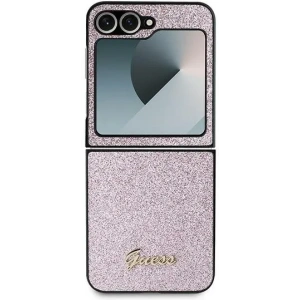 Hurtownia GSM - Guess Samsung Tasche GUHCZF6HGGSHP Galaxy Z Flip6 4G Glitter Script rosa - GUE3441 - {ean13} - Hurt
