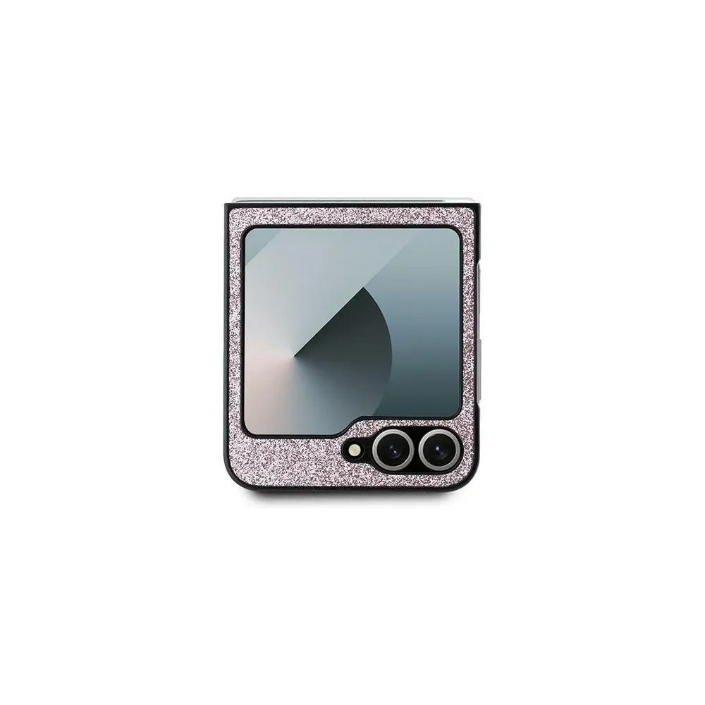 Wholesale Case Guess GUHCZF6HGGSHP Samsung Galaxy Z Flip6 4G Glitter Script pink - GUE3441 - {ean13} - Hurt