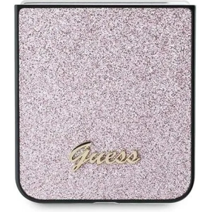 Hurtownia GSM - Etui Guess GUHCZF6HGGSHP Samsung Galaxy Z Flip6 4G Glitter Script rózsaszín - GUE3441 - {ean13} - Hurt