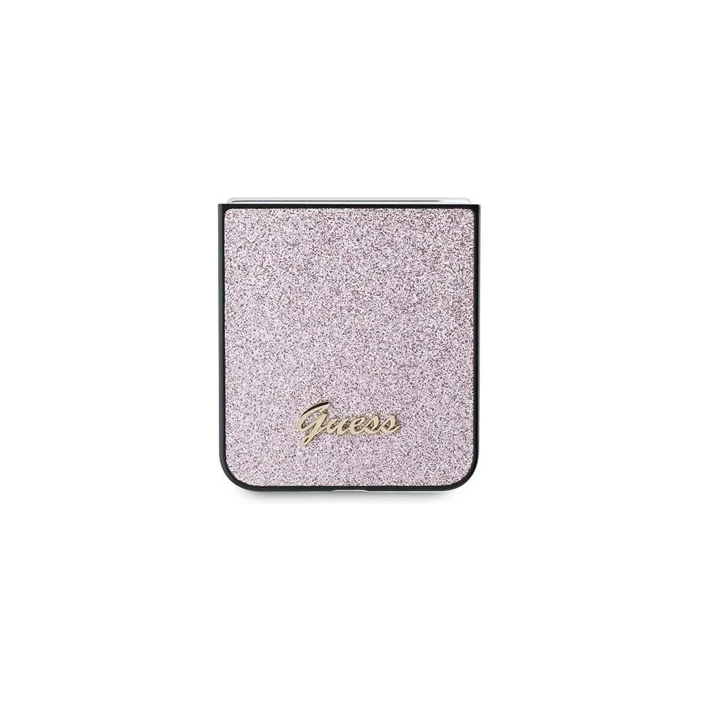 Hurtownia GSM - Etui Guess GUHCZF6HGGSHP Samsung Galaxy Z Flip6 4G Glitter Script rózsaszín - GUE3441 - {ean13} - Hurt