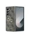 Guess Samsung Caz GUHCZFD64GMGBR Galaxy Z Fold6 piele 4G Metal Logo maro - Galaxy Z Fold 6 - Guess