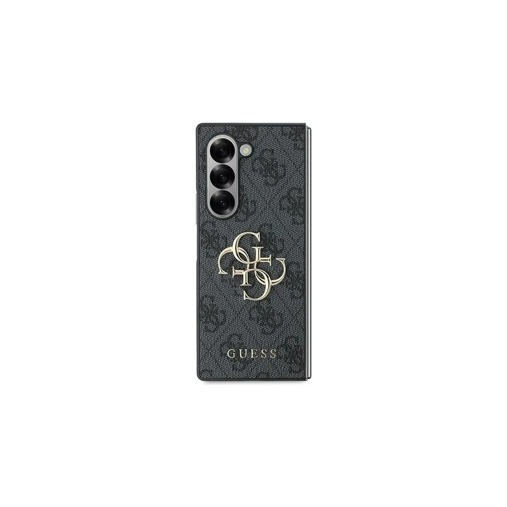 Hurtownia GSM - Guess Samsung Caz GUHCZFD64GMGGR Galaxy Z Fold6 piele 4G Metal Logo negru - GUE3443 - {ean13} - Hurt