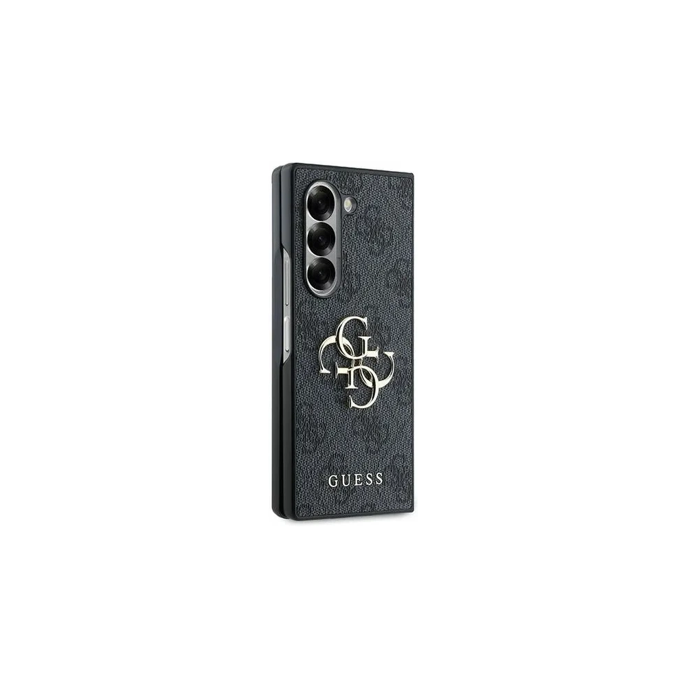 Hurtownia GSM - Guess Samsung Caz GUHCZFD64GMGGR Galaxy Z Fold6 piele 4G Metal Logo negru - GUE3443 - {ean13} - Hurt
