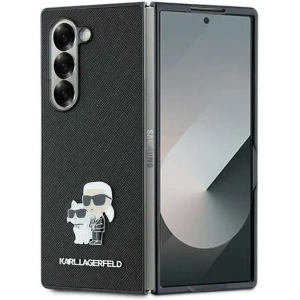 Hurtownia GSM - Karl Lagerfeld Samsung Tasche KLHCZFD6SAPKCNPK Galaxy Z Fold6 Saffiano Metall Pin schwarz - KLD2134 - {ean13} - Hurt