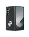 Karl Lagerfeld Samsung Caz KLHCZFD6SAPKCNPK Galaxy Z Fold6 Saffiano Metal Pin negru - Galaxy Z Fold 6 - Karl Lagerfeld