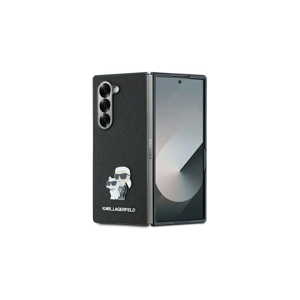 Hurtownia GSM - Etui Karl Lagerfeld KLHCZFD6SAPKCNPK Samsung Galaxy Z Fold6 Saffiano Metal Pin černý - KLD2134 - {ean13} - Hurt