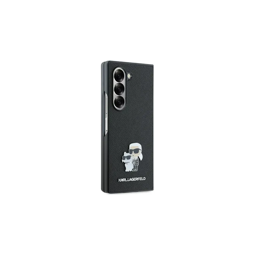 Hurtownia GSM - Karl Lagerfeld Samsung Caz KLHCZFD6SAPKCNPK Galaxy Z Fold6 Saffiano Metal Pin negru - KLD2134 - {ean13} - Hurt