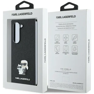 Hurtownia GSM - Karl Lagerfeld Samsung Tasche KLHCZFD6SAPKCNPK Galaxy Z Fold6 Saffiano Metall Pin schwarz - KLD2134 - {ean13} - Hurt