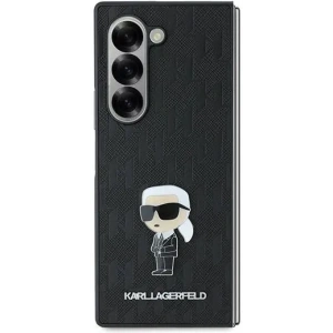 Hurtownia GSM - Karl Lagerfeld Samsung Tasche KLHCZFD6SAPKINPKK Galaxy Z Fold6 Saffiano Ikonik Pin schwarz - KLD2135 - {ean13} - Hurt