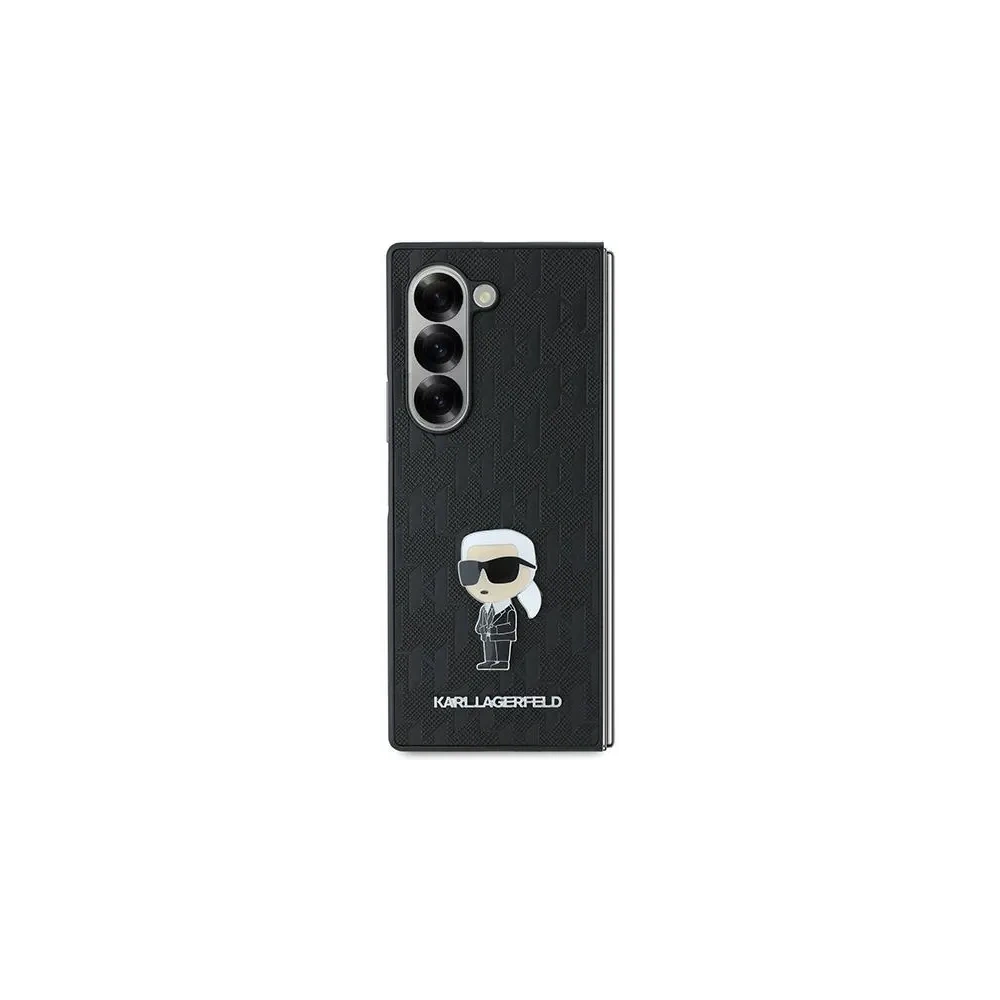 Hurtownia GSM - Etui Karl Lagerfeld KLHCZFD6SAPKINPKK Samsung Galaxy Z Fold6 Saffiano Ikonik Pin černý - KLD2135 - {ean13} - Hurt