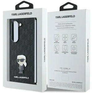 Hurtownia GSM - Karl Lagerfeld Samsung Tasche KLHCZFD6SAPKINPKK Galaxy Z Fold6 Saffiano Ikonik Pin schwarz - KLD2135 - {ean13} - Hurt