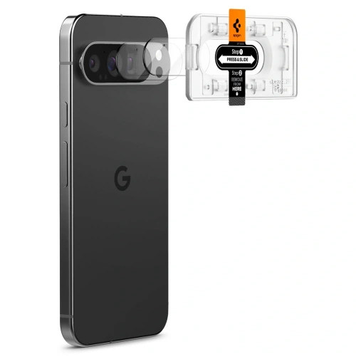 Szkło hartowane na aparat Spigen Optik.tr ez Fit Camera Protector Google Pixel 9 Pro Crystal Clear [2 PACK] - Pixel 9 Pro - Spigen