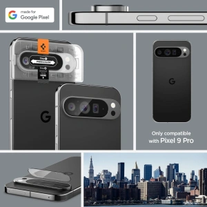 Hurtownia GSM - Spigen Sticlă temperată pentru cameră Optik.tr ez Fit Camera Protector Google Pixel 9 Pro Crystal Clear [2 PACK] - SPN3509 - {ean13} - Hurt
