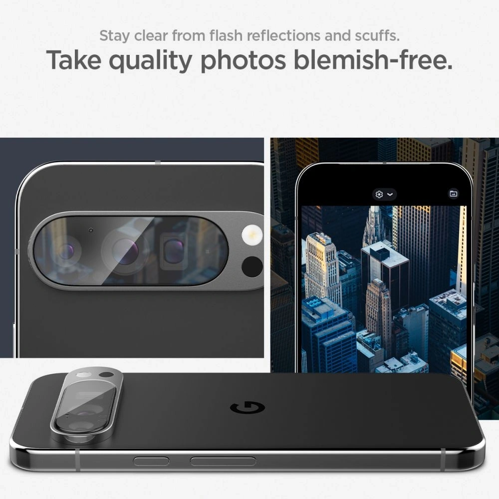 Wholesale Tempered glass for the Spigen Optik.tr ez Fit Camera Protector Google Pixel 9 Pro Crystal Clear [2 PACK] - SPN3509 - {ean13} - Hurt