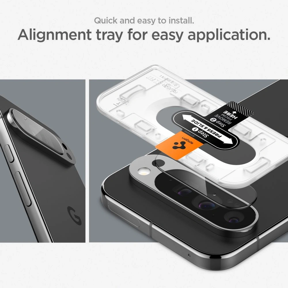 Wholesale Tempered glass for the Spigen Optik.tr ez Fit Camera Protector Google Pixel 9 Pro Crystal Clear [2 PACK] - SPN3509 - {ean13} - Hurt