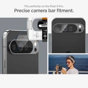 Hurtownia GSM - Spigen Sticlă temperată pentru cameră Optik.tr ez Fit Camera Protector Google Pixel 9 Pro Crystal Clear [2 PACK] - SPN3509 - {ean13} - Hurt