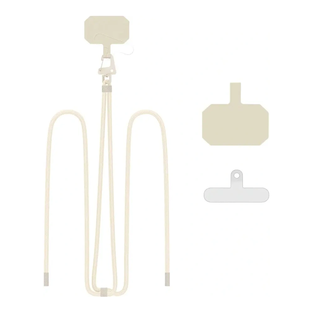 Wholesale Phone leash Tech-Protect C5s Rope Crossbody Strap Cosmic Latte - THP3030 - {ean13} - Hurt