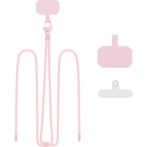 Hurtownia GSM - Smyčka na telefon Tech-Protect C5s Rope Crossbody Strap Baby Pink - THP3031 - {ean13} - Hurt